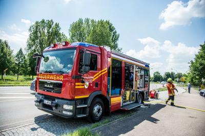 Wernau: Pkw brannte auf Supermarktparkplatz